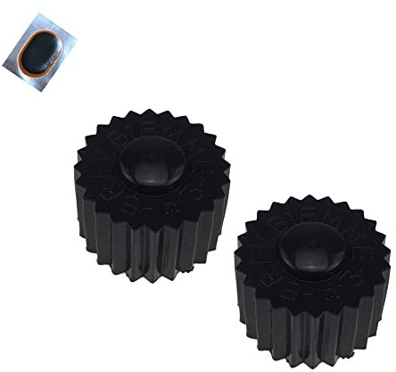 2 Stück Dynamo Aufsteckrolle Antriebsrad für Fahrraddynamo Ø 16 mm inkl. Schlauchflicken