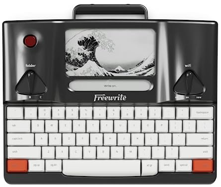 Freewrite Smart Typewriter | Digital Typewriter with E Ink Display for Distraction-Free Writing | Wifi-Enabled Word Processor Syncs Directly to the Cloud | Dedicated Drafting Machine for Authors