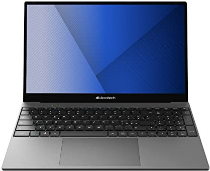 Microtech PC Portable CoreBook CB15B, Windows 11 Famille, Intel® i7-1065G7, RAM 16 Go, SSD 512 Go, Intel® Iris® Plus, Ecran FHD 15,6, Clavier Rétroéclairé, Protège-Clavier Multilingue Inclus, Gris