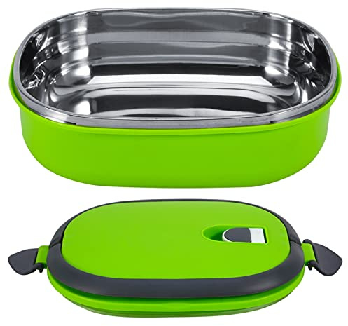 Thermos Lunch Box Termico Per Alimenti Caldi Acciaio Inossidabile Isolato Conservazione Degli Alimenti Cena Conservazione Degli Alimenti Cena Lunch Box 1 Strato Verde