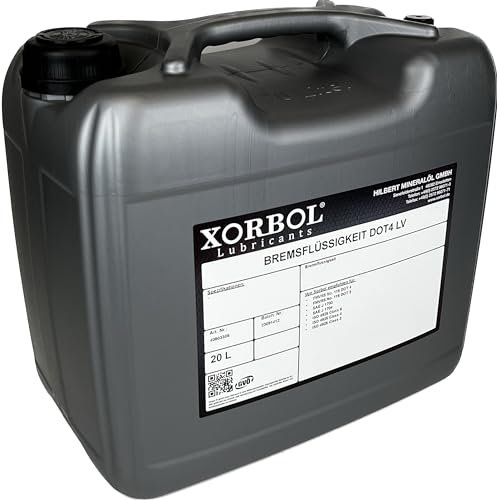 Xorbol 20L Bremsflüssigkeit Bremsflüssigkeit DOT4 LV | ISO 4925 Class 6 | DOT 4