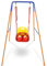 HLC 3 IN 1 Folding Baby Swing Outdoor Indoor Swing Toddler Swing Set for Garden with Support Back Baby Seat for Baby/Children's Gift