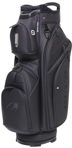 Benross Golf Premium Lightweight PU Cart Bag - Full-Length Club Dividers & 6 Zippered Pockets - Durable Golf Club Bag for Convenient Carrying & Storage