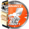 BAUBECK Circular Saw Blade 160mm x 20mm/ 16mm with 80T for fine finish in Wood, Metal etc. - TCT 160 mm saw blade - Compatible with Bosch Makita Dewalt Festool Freud 160 mm mitre saw blade