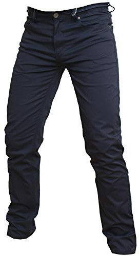 shop casillo Pantalone Uomo Cotone Estivo Modello Jeans colorato Regular Fit (Blu, 52)