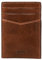 Fossil Geldbörse für Herren Andrew, LederKartenetui cognac 7,2 cm L x 0,5 cm B x 10 cm H ML4173222