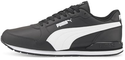 PUMA St Runner V3 L, Unisex – Erwachsene Turnschuhe, Schwarz Puma Schwarz Puma Schwarz Puma Weiß, 40,5 EU
