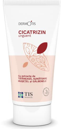 TIS Wund- und Heilsalbe — Narbenpflege Wundcreme und Brandsalbe mit Natürlichen Inhaltsstoffen zur Geweberegeneration — Ideal für Kratzer, Schnitte, Schwellungen, Insektenstiche, Sonnenbrand - 50g