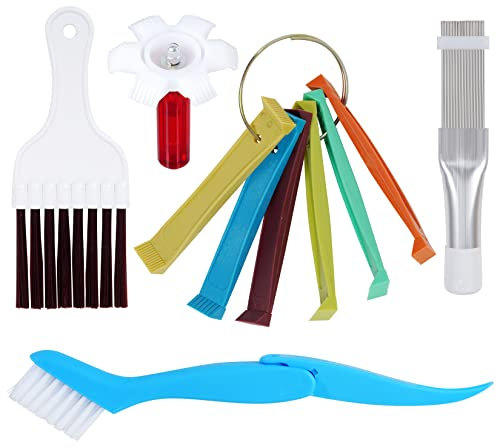 Heliltd Juego de 5 limpiadores de aletas de aire acondicionado