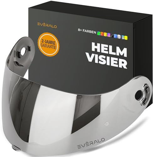 Everalo Visier Kompatibel Mit Xlite X803 - X802 - X802r - X802rr - X702 - X661 - X603 - Xsf 02 – Pinlock-Ready Helmvisier (Verspiegelt Chrom)