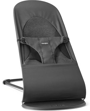 BabyBjörn Bouncer Balance Soft Woven/Jersey, Tri-Fabric, Dark Grey