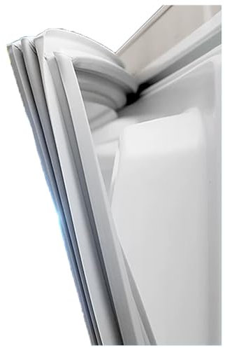 Weiße Gefrierschrank-Türdichtung passend für Kühlschrank Ersatzteil Ersetzt Türdichtung Dichtung Türgummi Gummi Gefrierabteil Kühlschrank Gefrierschrank,Weiß,One Size