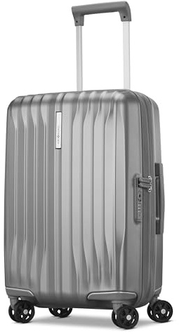 Samsonite Uplift Hardside, Silver Shimmer, Carry-On 19-Inch, Uplift Hardside