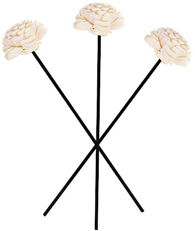 OUNONA 3 Piezas Varillas Aromáticas de Ratán para Decoración Accesorios de Aromaterapia Plantas Secas Hechas Mano Decoración con Flores Dried Flower