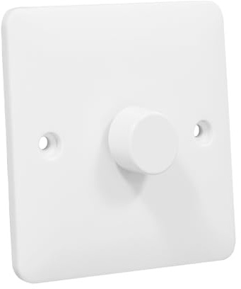 Zigbee Dimmer Smart Switch compatible with Home Assistant, Philips Hue, Hubitat, Amazon Echo | No Neutral Wire | 2-way compatible | LED & Incandescent [RD1 white 1-gang]