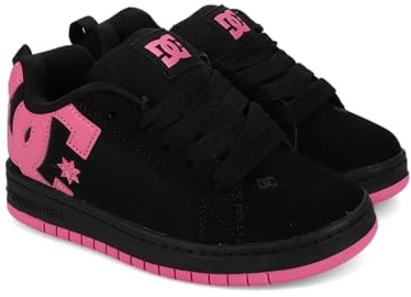 DC, Svart/Rosa, 6.5 US Big Kid