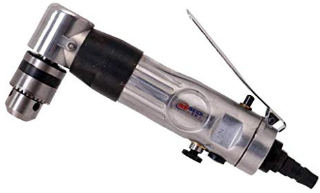 Backbayia Foret Angulaire Mini Perceuse d'angle Pneumatique Foreuse Coudée à Air Comprimé Perceuse Visseuse à Percussion (7004l)