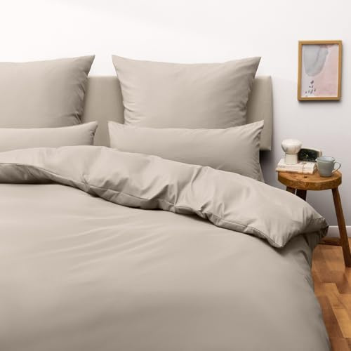 Blumtal Copripiumino Matrimoniale 250x200 e Federe 50x80 - Set di Lenzuola in microfibra extra morbida certificata Oeko-Tex, Set Copripiumino Matrimoniale con 2 Federe - 3 pezzi - Grigio Chiaro