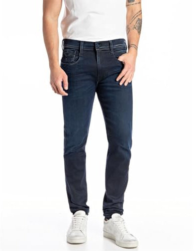 Replay Men's Anbass Forever Blue Jeans, 007 Dark Blue, 32W x 32L