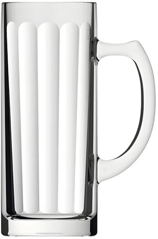 RASTAL GMBH & CO KG Bierglas, Inhalt: 0,50 Liter, Höhe: 195 mm, ø: 81 mm, 6 Stück, Klar