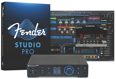 PreSonus Quantum HD 2 20 x 24, 32-bit / 192 kHz USB-C Audio Interface with Fender Studio Pro Software