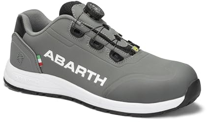 Abarth Scorpion Zapato de Seguridad S3 Gris Unisex Cierre Rotativo 42 EU