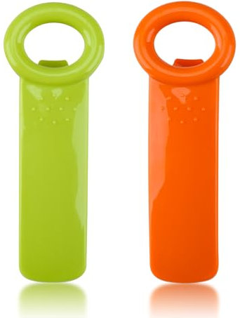 Ouvreur Bocal 2 Pièces Manuel Ouvreur de Bocaux et Boîtes, Multifonction Décapsuleur en ABS pour Cuisine Restaurant Bouteilles Canettes, Conçu pour Personnes Âgées Enfants Femmes Mains Fragiles