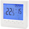 Surplex Programmierbares Digitales Thermostat 3A mit LCD-Display, Raumtemperaturregler für Gaskessel und Heizung, Batteriebetrieben, Ideal zur Temperaturregulierung in Wohnräumen