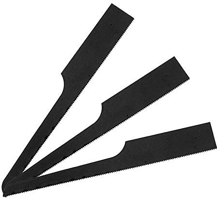 Hoja de sierra neumática, SENRISE 30 piezas de hojas de sierra de cuerpo herramienta de corte central de repuesto para cortar una amplia gama de materiales como chapa de metal, fibra de vidrio – 18T