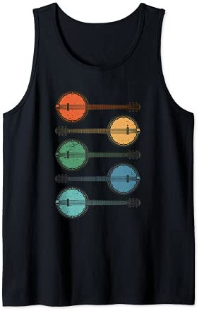 Banjos Musikinstrument Zupfinstrument Banjospieler Banjo Tank Top