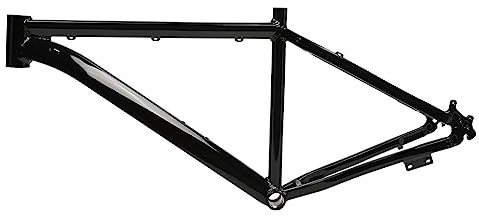 OUBUBY Mountainbike-Rahmen 26 Zoll, Klapprad-Rahmen Scheibenrahmen Mountainbike-Rahmen mit Interner Schiene Aluminium-Fahrradrahmen Fahrradrahmen Tilting-Hardtail-Rahmen (Schwarz)