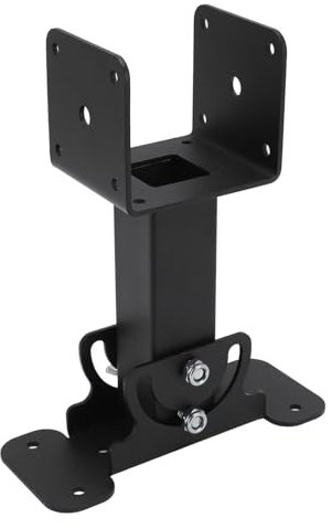 Clippers de Toit de Forts Angles de L' en Acier en Carbone pour Le Pavillon Pergola, 2,5 LB de Support de Toit en Terrasse pour Une Utilisation à Long Terme