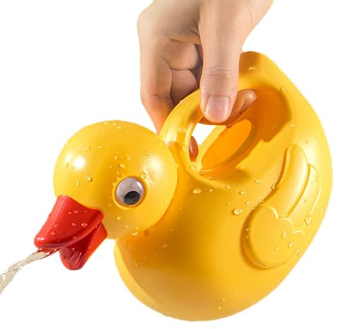 Annaffiatoio giallo, vasi per anatre gialli all'aperto con cartoni animati funky | Giocattolo per piscina, giocattoli da bagno, annaffiatoi leggeri per bambini per il bagnetto, gite in spiaggia