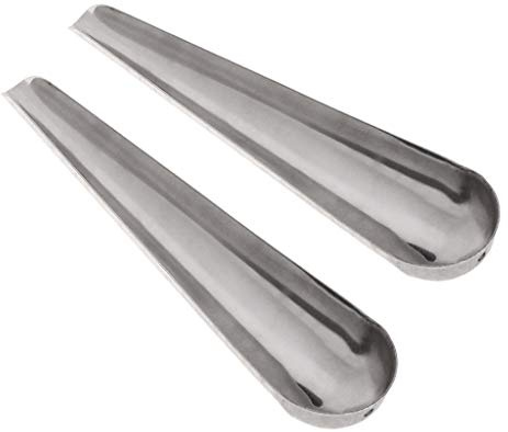 Zkydhbd 2-Piece Bird Feeder Spoon Stainless Steel Feeding Spoon For Cage Chicken Feed Scoop For Chick Geese Bird Scoop Cup
