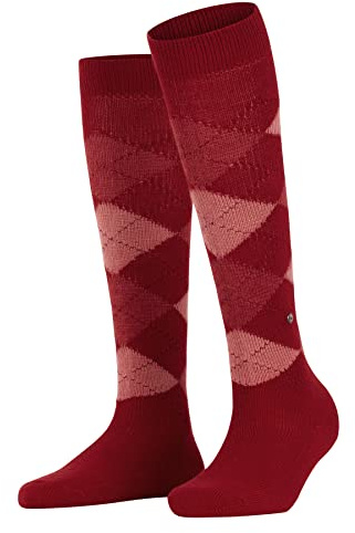 Burlington Whitby W Kh chaudes fantaisie 1 paire, Chaussettes longues Femme, Rouge Vermillion Red 8226, 36-41