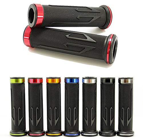 Universal Motorcycle Arrow Rubber Gel Hand Grips for 7/8 22mm Handlebar Sports Bike Street Bike