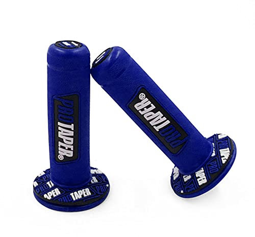 7/8 Pouces poignée de Guidon de Moto Gel poignée de Frein en Caoutchouc pour crf exc YZF protaper Pro Taper Motorcross Dirt Pit Bike_Azul