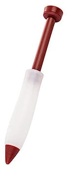 OUNONA Silicone Chocolate Decorating Pen Food-Grade Baking Tool for Cake Writing and Decorating (13.5x2.7cm) for Pastry and Cookie Decoration