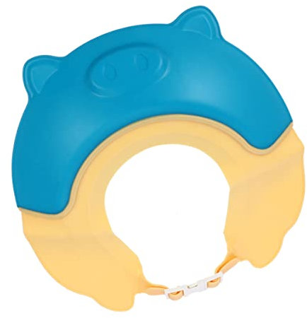 ibasenice Cuffia Per Shampoo Per Ragazzo Ragazza Ragazza Protezione Da Bagno in Accessorio Per Bagnetto Del Ragazzo Cinturino Regolabile Sul Retro