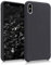 kwmobile Case Compatible with Apple iPhone XS Max Case - TPU Silicone Phone Cover with Soft Finish - Black Matte