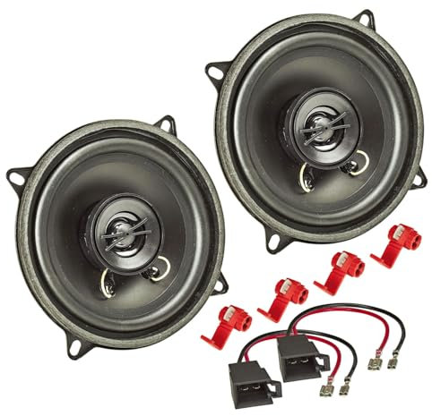 tomzz Audio 4009-005 TA13.0-Pro Conjunto de instalación de Altavoces Compatible con Dacia Duster Logan Dokker 130mm Sistema coaxial