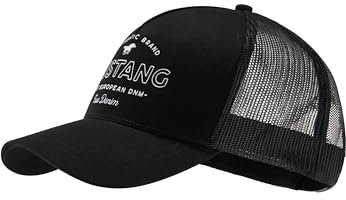MUSTANG Unisex Mütze Baumwoll-Cap mit Netzansatz