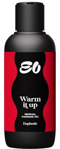 Euphoric Aceite Masajes Corporales en Pareja, 250ml - Aceite de Masaje Corporal, Crea un Momento Relajante - Aceites para Masajes con Aceites Orgánico de Jojoba y MCT de Origen Natural