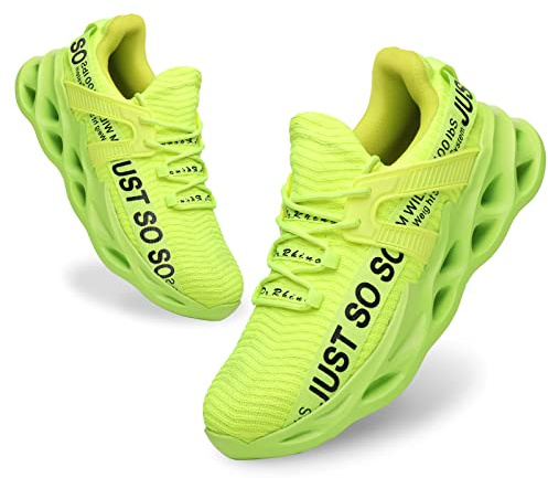 Furuian Steel Toe Shoes for Women Men Lightweight Slip On Safety Work Shoes Comfortable Steel Toe Sneakers Green