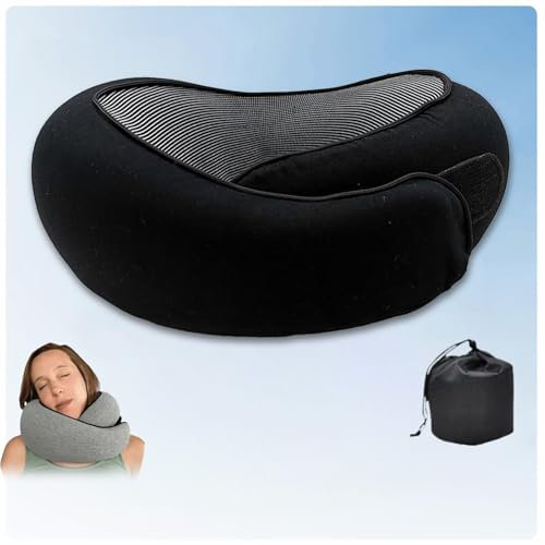 Dreamjoys Neppy Reisekissen Flugzeug, Nackenkissen Reise, Travel Pillow, Kissen Flugzeug, Reisekissen Memory Foam, Schlafkissen Flugzeug, Ideal Für Reisen Mit Flugzeug, Auto, Zug