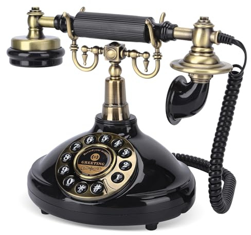 Audio GuestBook,Phone Guest Book,Audio Guest Book Wedding Phone,Bridal Shower Party Gifts,Vintage Guest Book Telephone Record Customized Voice Message for Your Wedding Party