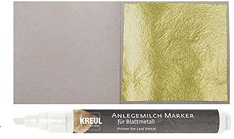 50 blad äkta bladguld 23 karat äkta guld 3,8 cm x 3,8 cm för guldguld + 1 x KREUL pennvässare