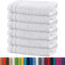 Erwin Müller Badetuch 6er-Pack Heidelberg 100% Baumwolle weiß Größe 100x150 cm - saugstark, gut trocknend, kompakt, leichte Qualität - ideal für Sport, Strand, Reisen