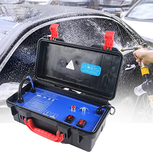 wzfdm Máquina de Limpieza a Vapor de Alta Temperatura, Limpiador de Vapor a presión Manual de 5 Bar, Limpieza de 360 ​​° para Cocina, automóvil,220v#3000w