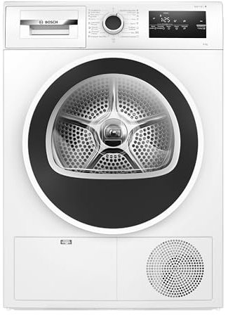 Bosch - Secadora con bomba de calor, 8 kg, AutoDry, Antivibraciones, Blanco, WTR83200ES